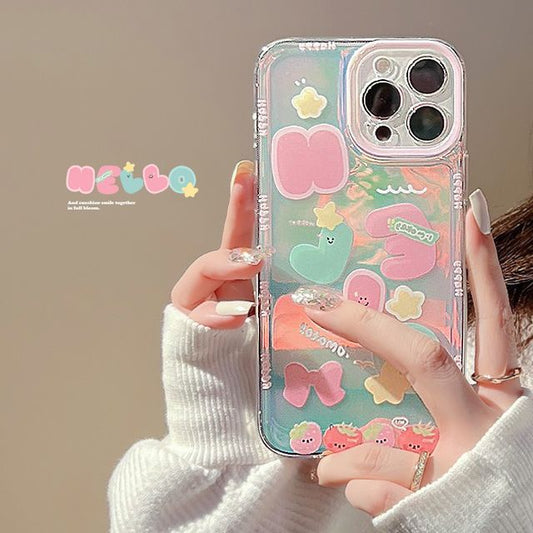 Case Cartoon Holographic Phone