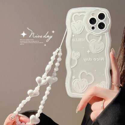 Transparent Phone Heart Case