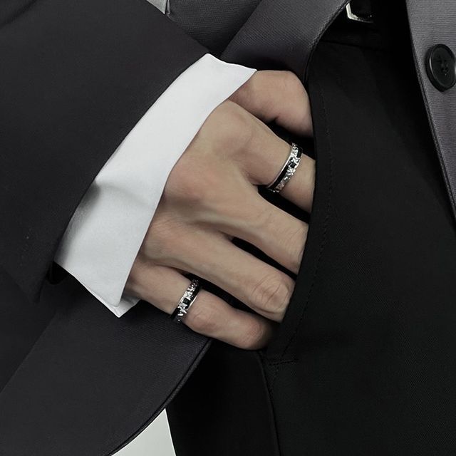 Rhinestone Open Ring
