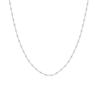Layered Sterling Silver / Stainless Steel Necklace