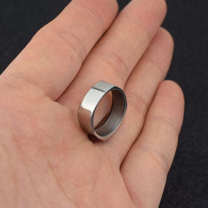 Plain Square Stainless Steel Ring