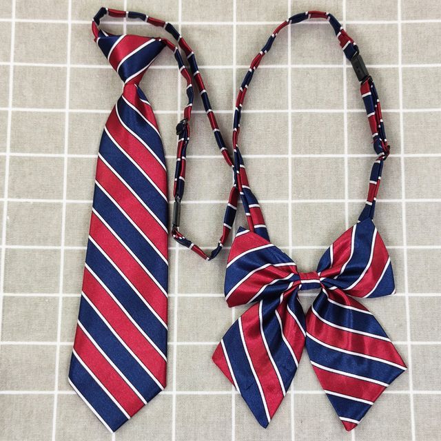 Striped Necktie / Bowtie