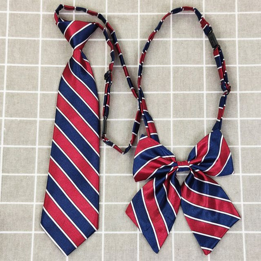 Striped Necktie / Bowtie
