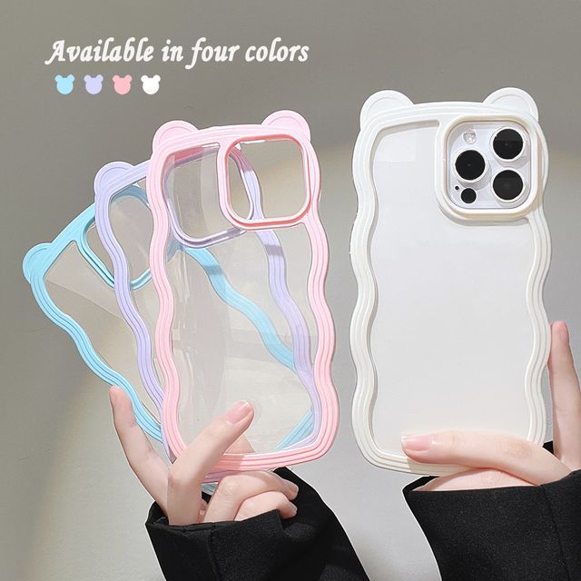 Case Phone Transparent Wavy