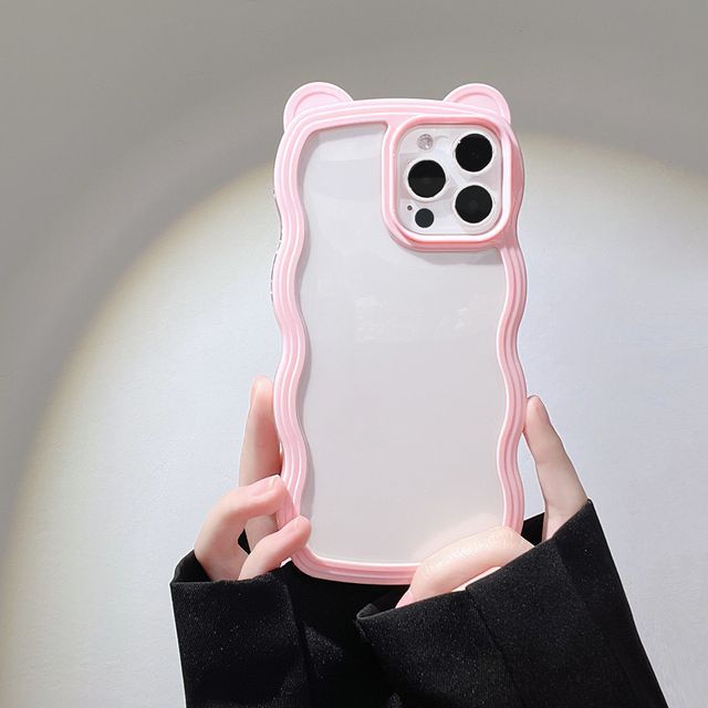 Case Phone Transparent Wavy