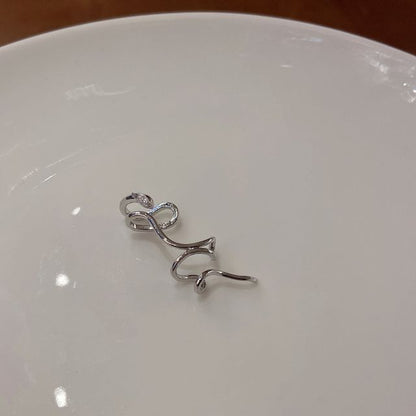 Alloy Cuff Snake Earring