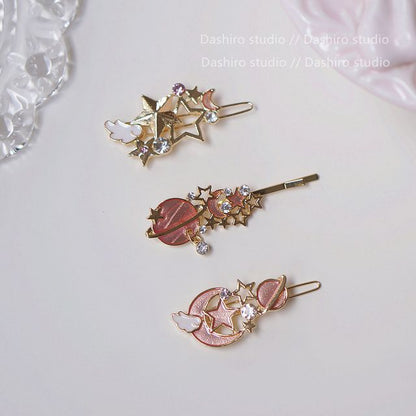 Planet Pin designs) Hair / (various Clip Set: