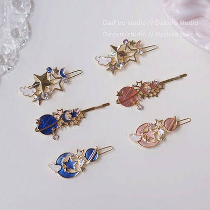 Planet Pin designs) Hair / (various Clip Set: