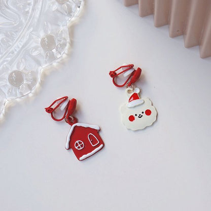 Earring Alloy Christmas designs) (various