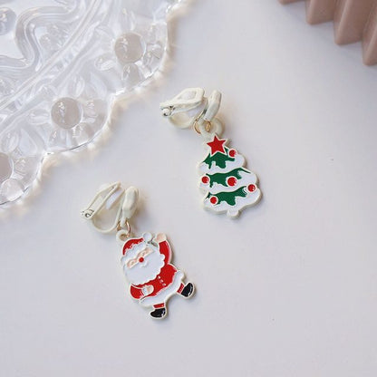 Earring Alloy Christmas designs) (various