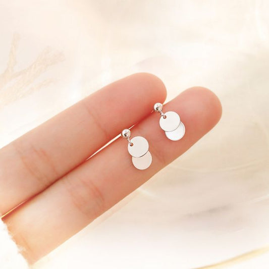 Earring Disc Drop