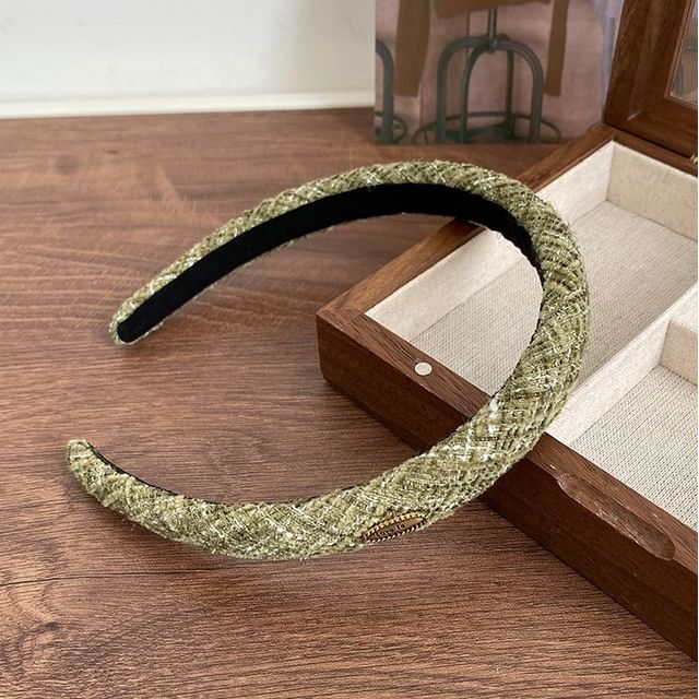 Headband Logo Tweed