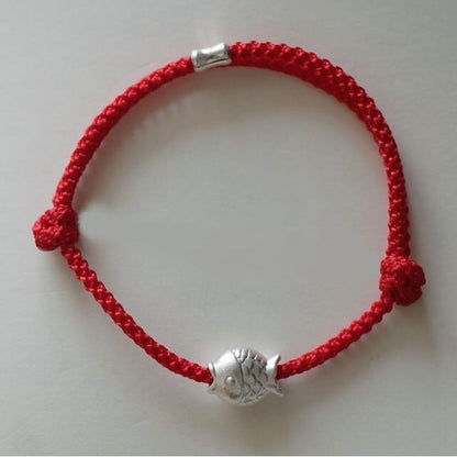 String Fish Bracelet Silver