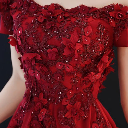 Plain A-Line Evening Gown (Various Designs)