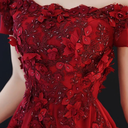 Plain A-Line Evening Gown (Various Designs)