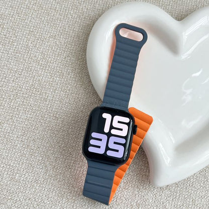 Silicone Watch Band Apple Magnetic