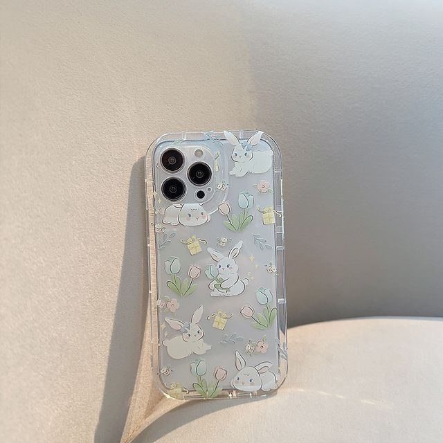 Case Phone Rabbit Print