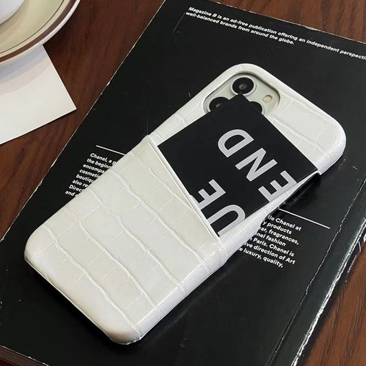 Card Case Phone Holder Leather Faux