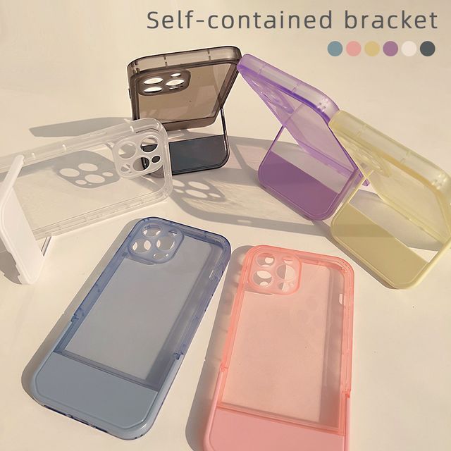 Stand Transparent Phone Case