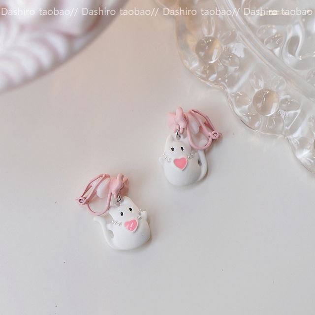 Cat Alloy designs) Asymmetrical Dangle Earring (various