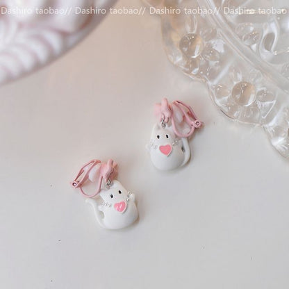 Cat Alloy designs) Asymmetrical Dangle Earring (various