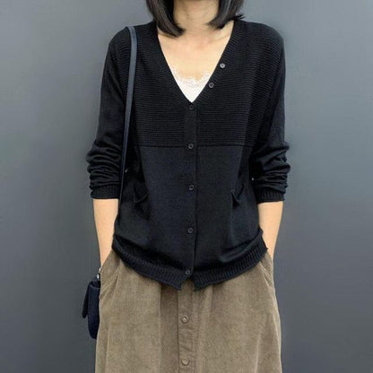 Basic V-Neck Cardigan