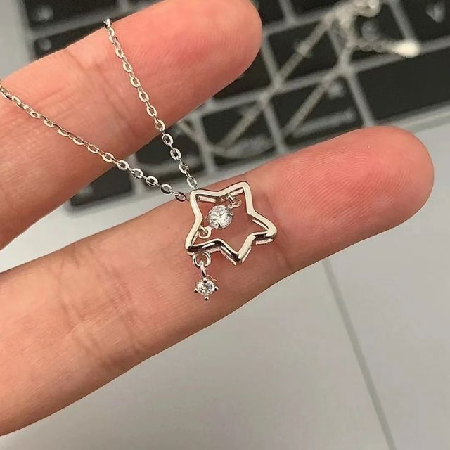 Choker Star Pendant Alloy