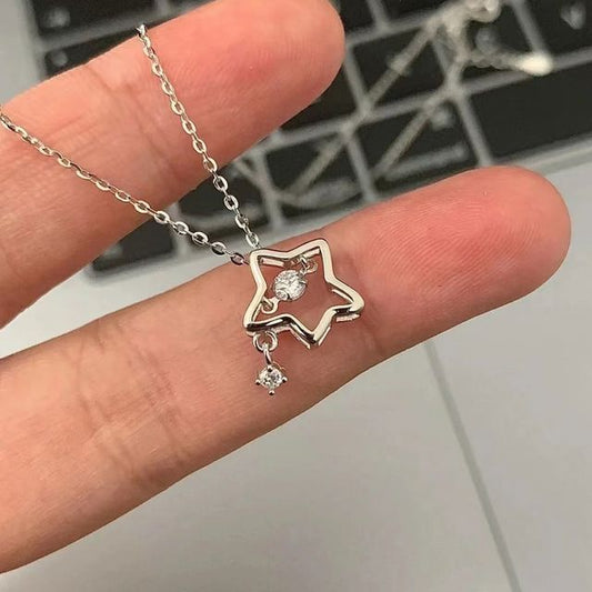Choker Star Pendant Alloy