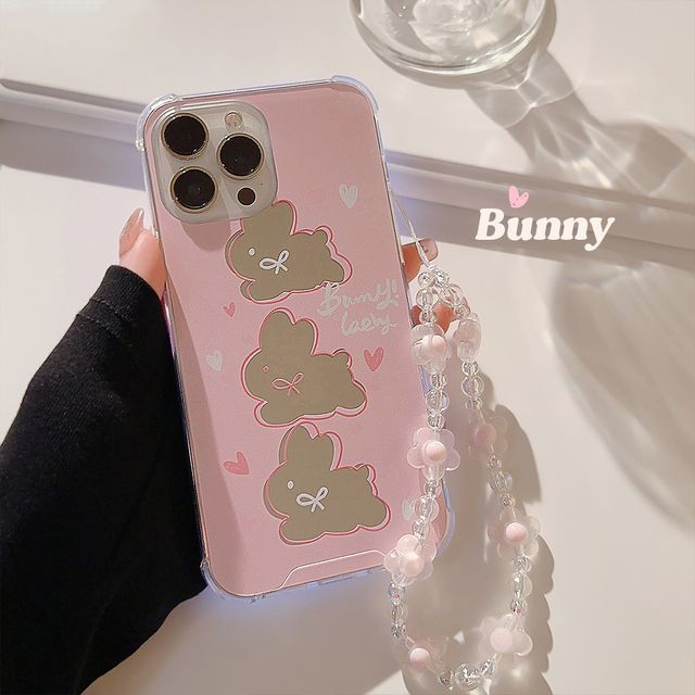 Mirrored Case Phone Rabbit