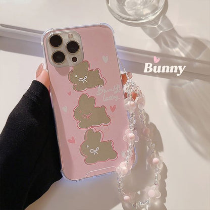 Mirrored Case Phone Rabbit