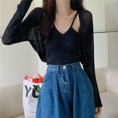 Solid Bolero Cardigan