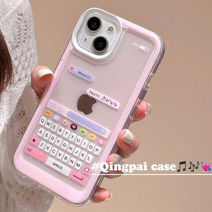Case Print Phone Keyboard