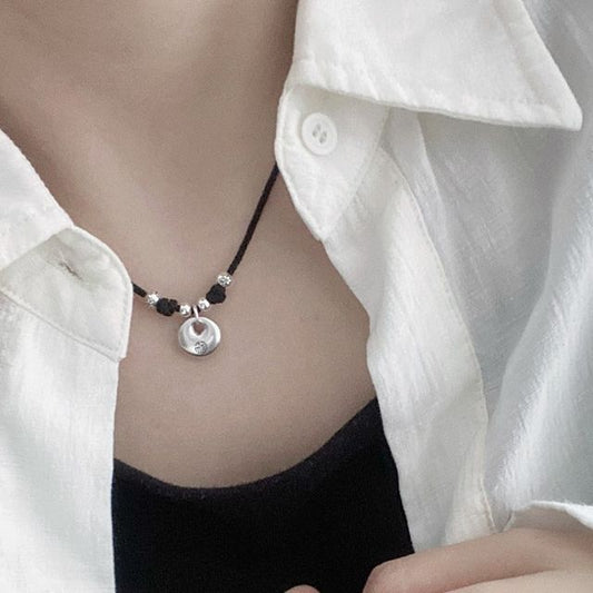 Silver Sterling Simple Necklace Pendant