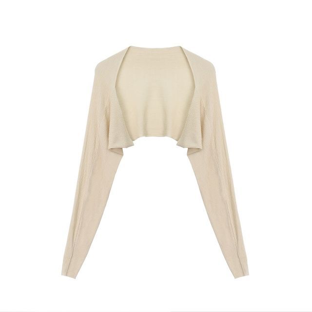 Open Front Solid Cardigan