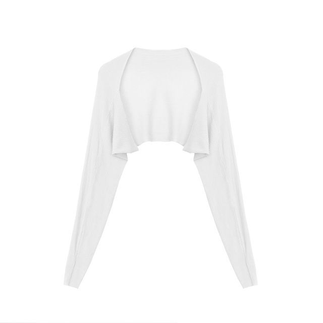 Open Front Solid Cardigan