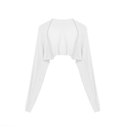 Open Front Solid Cardigan