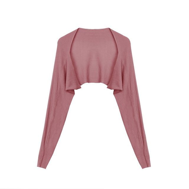 Open Front Solid Cardigan