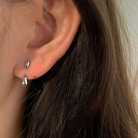 Sterling Silver Droplet Earring
