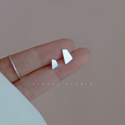 Geometric Sterling Silver Earring