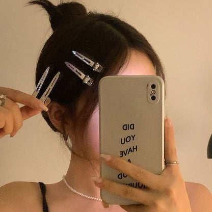 Hair Clip Set Metallic