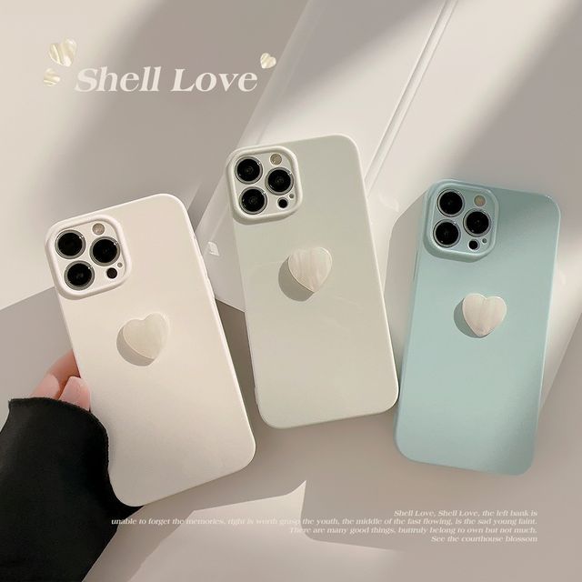 Phone Case Heart Shell