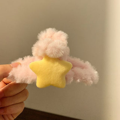 Chenille Star Clamp Hair