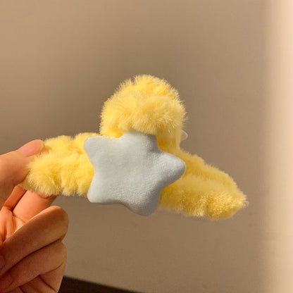 Chenille Star Clamp Hair