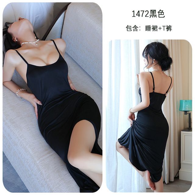 Thin Strap Plain Midi Bodycon Dress Set