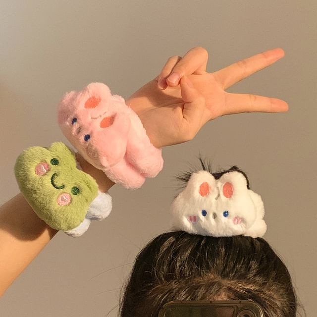 Chenille Face Wrist (Various Wash Animal Band Designs)