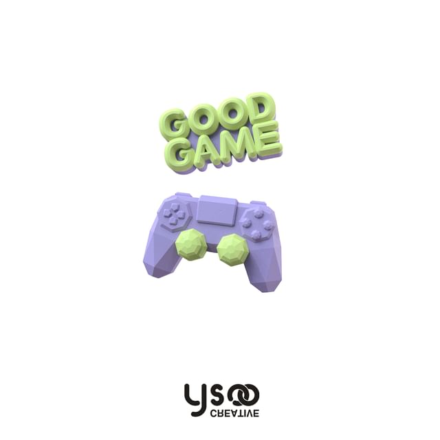 Earring Asymmetrical Drop Ear Clip-On Gamepad Cuff / Lettering