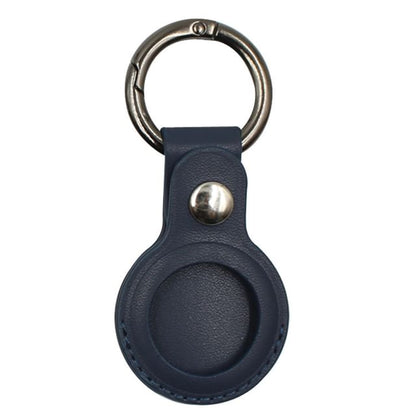 Faux AirTag Holder Keyring Leather