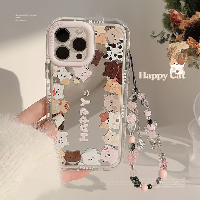 Mirrored Cat Case Phone