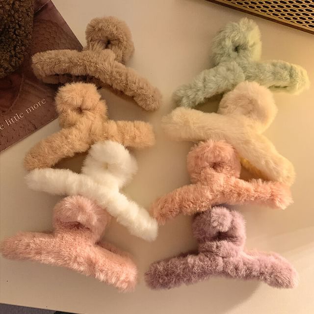 Clamp Chenille Plain Hair