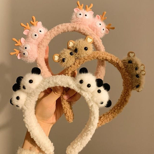 Animal Headband Chenille